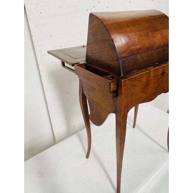 Brown Tilting or Capuchin Desk in Cherrywood, 19th Century For Sale - Image 8 of 11
