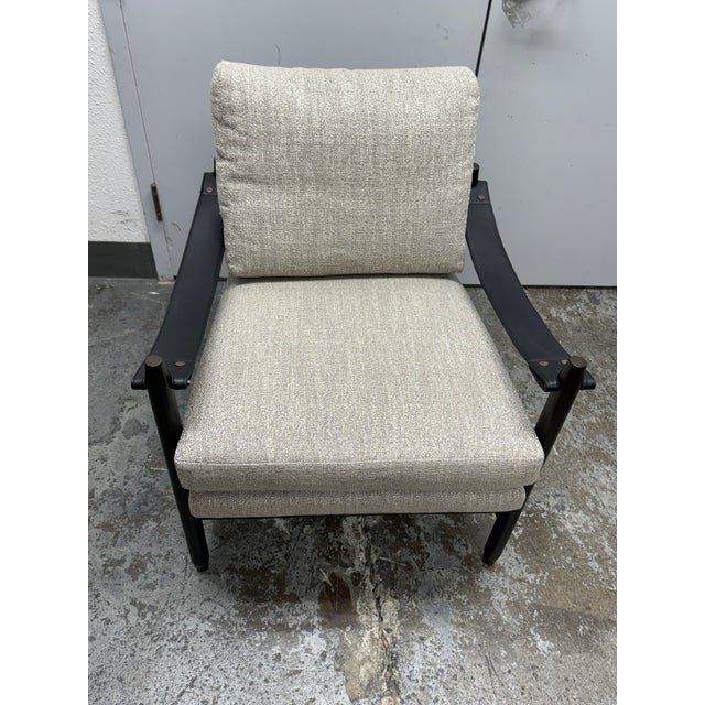 Lily Jack Bespoke Oak Wood Accent Chair For Sale - Image 9 of 12