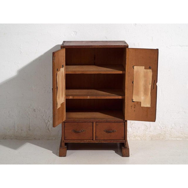 Wood Small Japanese Kodansu Cabinet For Sale - Image 7 of 11
