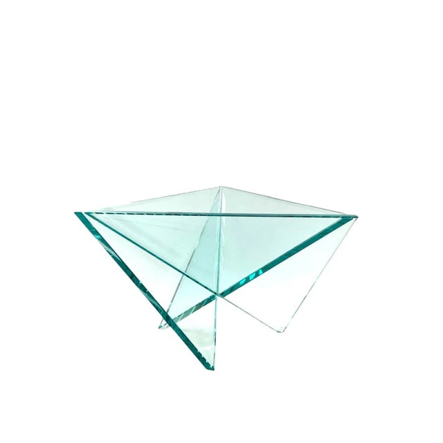 Postmodern Molded Glass Bowl / Centerpiece, Rsvp Italy 1980s For Sale - Image 9 of 12