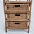 Mid-Century Modern Italian Rattan and Wicker Three-Drawer Chest, 1970s For Sale - Image 11 of 14