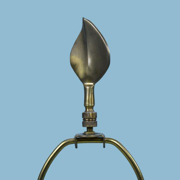 Light up your space with this elegant vintage ceramic table lamp. The tall vase-shaped body is hand-decorated with bamboo...
