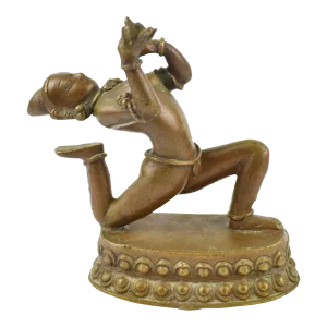 Mid 20th Century Bronze Khmer Style Apsara Goddess Figurine