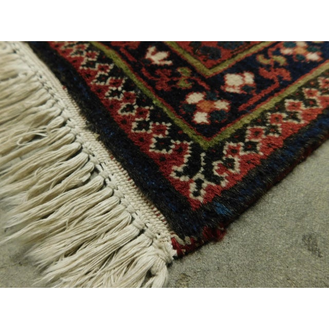 1960s Mid Century Vintage Hand-Knotted Persian Rug. 7'6"x 11' For Sale - Image 10 of 13