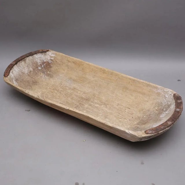 Large Swedish Wooden Bowl, 1800s For Sale - Image 4 of 4