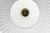 1970s Louis Kalff for Philips Ribbed Glass & Copper Pendant For Sale In Chicago - Image 6 of 7