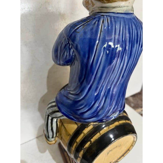 Polychrome Earthenware Fountain, 20th Century For Sale - Image 3 of 14