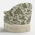 Cecile Ivory Fringe Swivel Chair in Prairie Floral Light Green For Sale In Chicago - Image 6 of 7