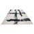 Indo-Napalese Modern Faye Wool & Silk 9x12 Light Grey & Black Handmade Area Rug #1144023