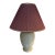 Mauve Postmodern Textured Table Lamp For Sale