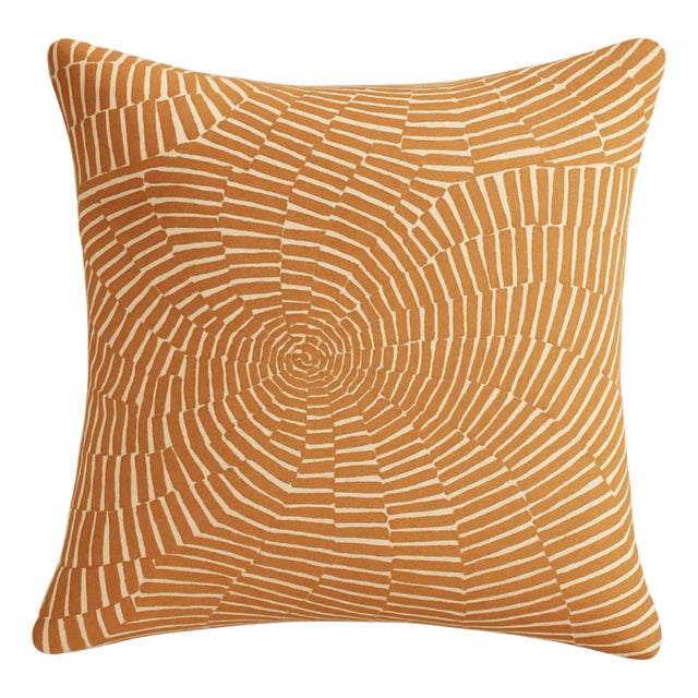 Sonriza Indoor Outdoor Pillow Cover in Orange, 20x20 Pillow For Sale