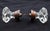 Traditional Antique Wide Shank Punted Clear Glass Door Knobs For Sale - Image 3 of 5
