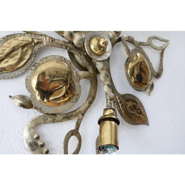 Hollywood Regency Brass Wall Lamp from Hans Möller, 1980s For Sale - Image 6 of 9