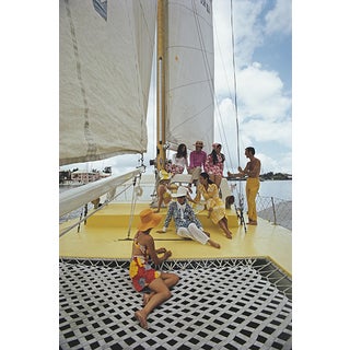 Slim Aarons, a Colourful Crew, Estate Stamped Photographic Print For Sale