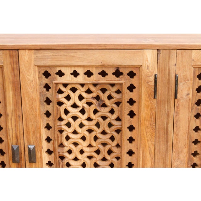 Monumental 105" Long Geometric Sideboard For Sale - Image 10 of 13