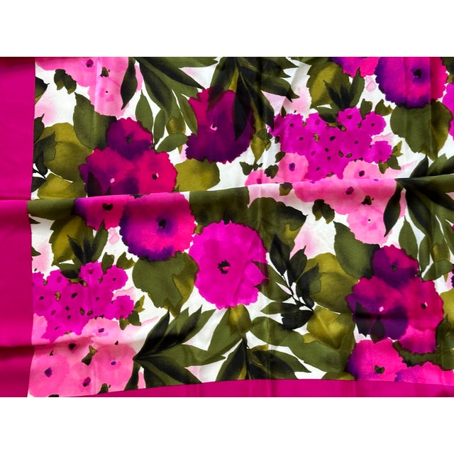 Bill Blass Silk Scarf Textile Wall Hanging For Sale In New York - Image 6 of 10