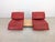 Postmodern Free Motion 2-Seater Sofa in Oak and Red Leather from Koinor For Sale - Image 3 of 18