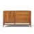 Brown Broyhill Brasilia Mid Century Walnut and Brass Offset Credenza and Hutch For Sale - Image 8 of 14