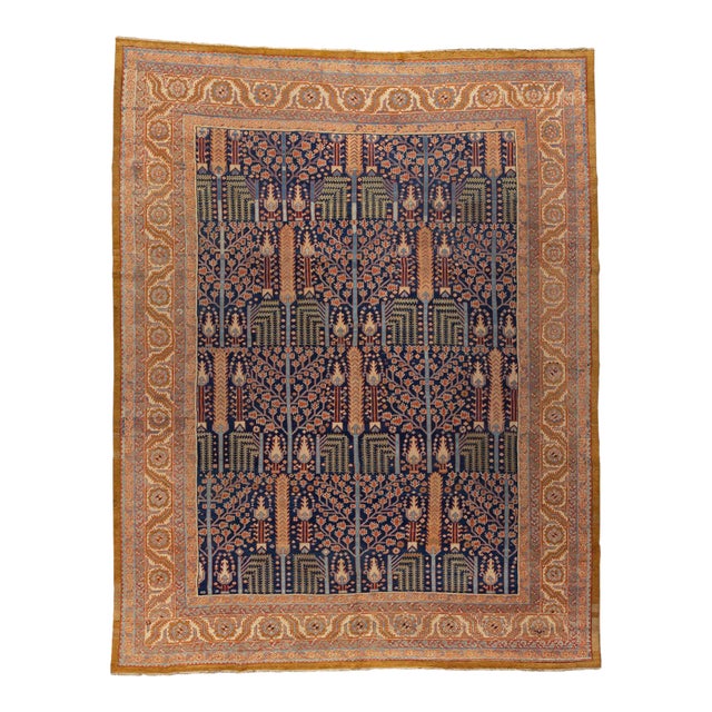 Zabihi Collection Persian Bakshaish Tree of Life Room Size Rug For Sale