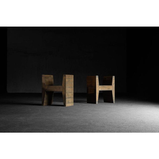 Copper Vintage H Stools by Jan de Jong, 1964 For Sale - Image 8 of 18