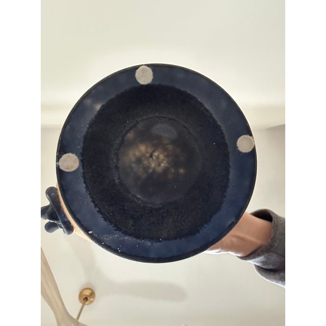 Italian Scavo Style Glass Amphora Vase With Lion Medallions For Sale - Image 18 of 18