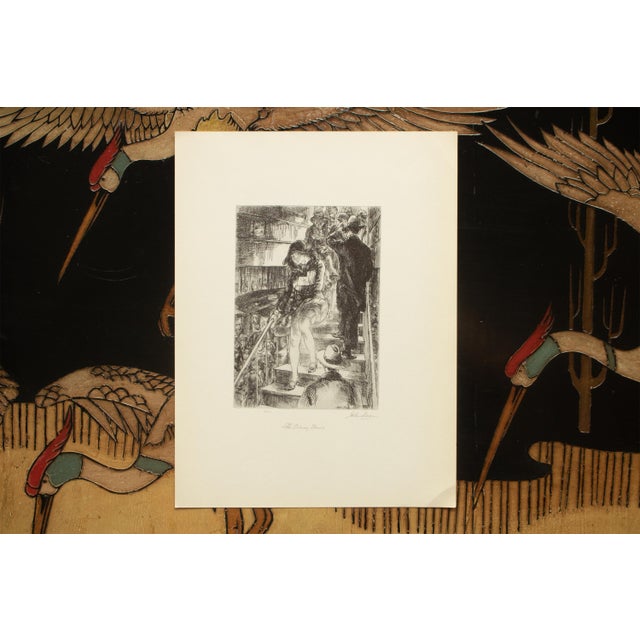 1939 After John Sloan "Subway Stairs", First Edition Period Offset Lithograph For Sale In Dallas - Image 6 of 9
