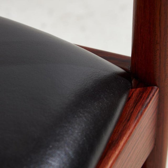 Black Model 26 Rosewood Dining Chair by Henning Kjærnulf for Korup Stolefabrik, 1960s, Set of 4 For Sale - Image 8 of 18