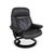 Dark Grey Leather Sunrise Recliner with Manual Function from Stressless For Sale - Image 3 of 18