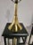1980s Tommi Parzinger Style Brass Tone Lantern Lamps- a Pair For Sale - Image 5 of 8