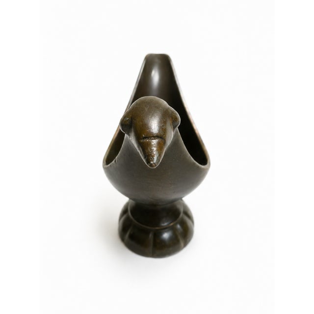 Art Deco Disko Metal Desk Sculpture by Just Andersen, 1930s For Sale - Image 6 of 7