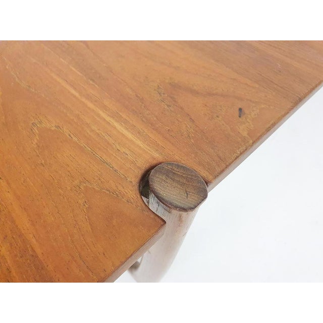 Large Teak Coffee Table by Peter Hvidt and Orla Molgaard Nielsen Model Fd 575 for France and Son, Denmark, 1950s For Sale - Image 10 of 13