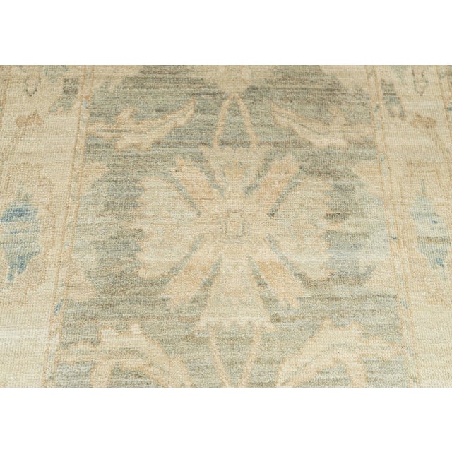 Oushak Rug 2'8" x 9'7" For Sale - Image 4 of 4