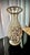 Glass Antique Bohemian White Overlay Gilded Glass Vase, 1800s For Sale - Image 7 of 18