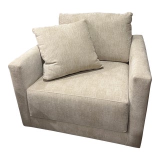 Crate&Barrel Gather Swivel Chair For Sale