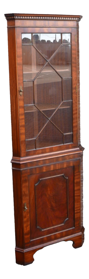 Vintage English Corner Cupboard, 20th Century