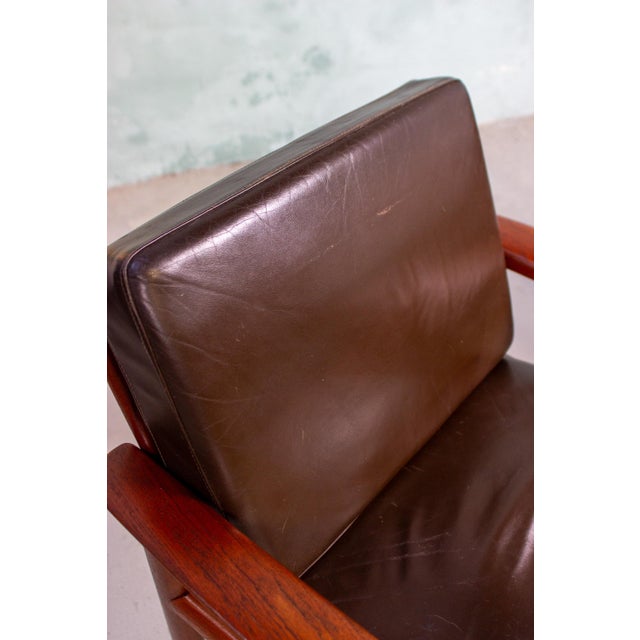 Mid-Century Teak Lounge Chairs by Sven Ellekaer for Komfort, 1960s, Set of 2 For Sale - Image 16 of 18