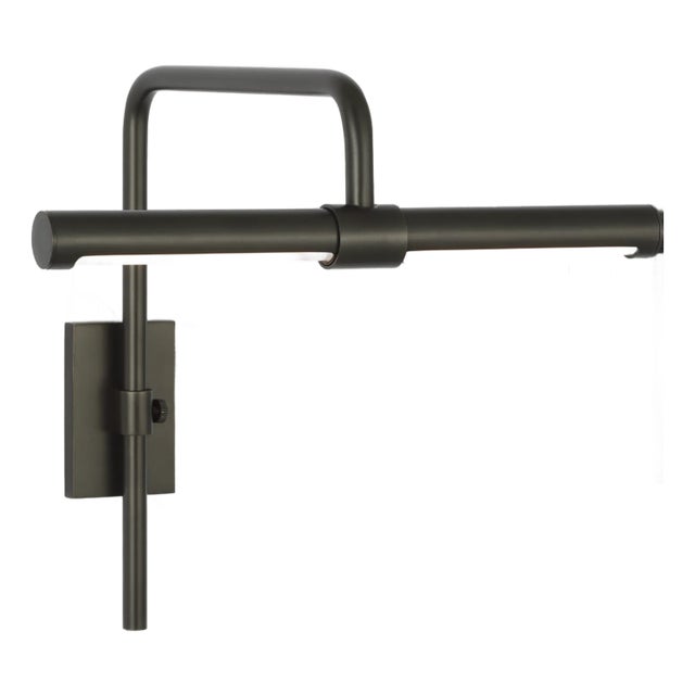 Modern Thomas O'Brien for Visual Comfort Signature Kidd 9" Frame Mount Picture Light in Bronze For Sale - Image 3 of 15