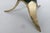 Mid Century Green Enameled Brass Tripod Vase Made in Israel Figural Motif 5002b For Sale - Image 14 of 14