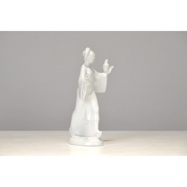 Ceramic Porcelain Figure by Adolph Amberg for KPM, Berlin, Germany, 1910s For Sale - Image 7 of 10