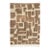 Abstract Mosaic Hand-Knotted Wool Rug | 9'6" X 6'9" | One of a Kind For Sale