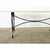 French Vintage Iron Base Dining Table & Painted Wood Top For Sale - Image 12 of 12