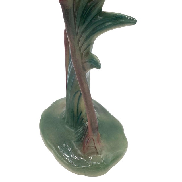 1950s Mid Century Modern Lookers Pink Flamingo Ceramic Tabletop Scultpure Set by Brad Keeler, 2 Pieces For Sale - Image 14 of 17
