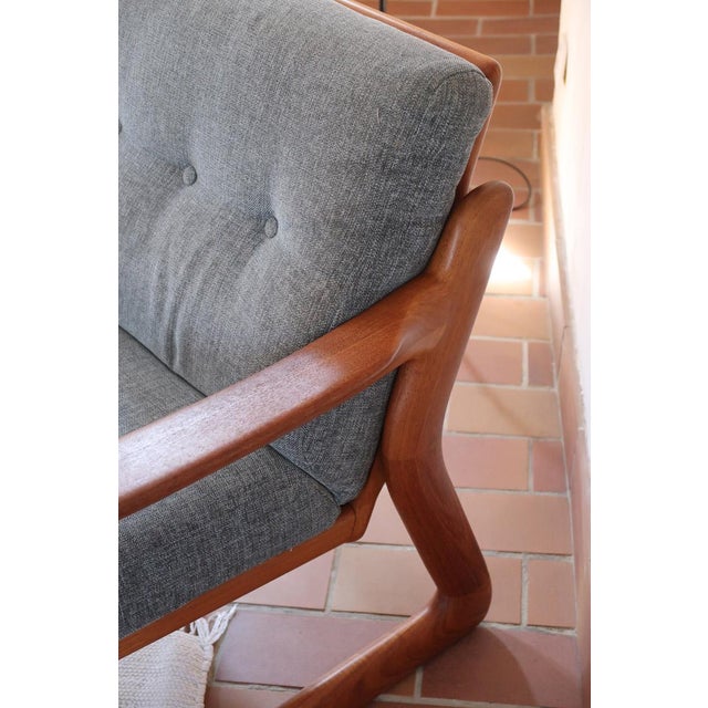 Teak Sledge-Base Lounge Chairs by Komfort, Denmark, 1960s, Set of 2 For Sale - Image 10 of 18