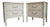 Vintage Henry Link Bali Hai Faux Bamboo Nightstands, Pair of 2, Original Finish For Sale