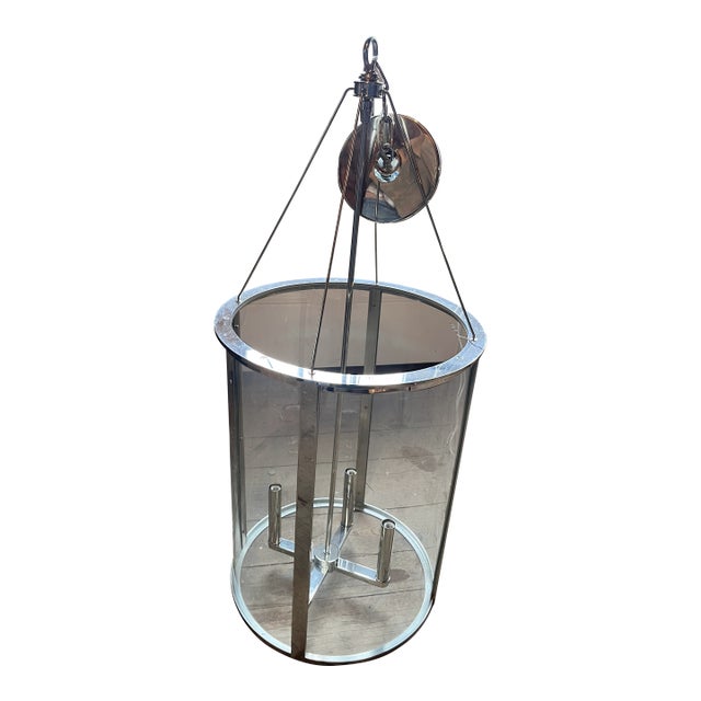 Urban Electric Chisholm Clean Round Chandelier For Sale