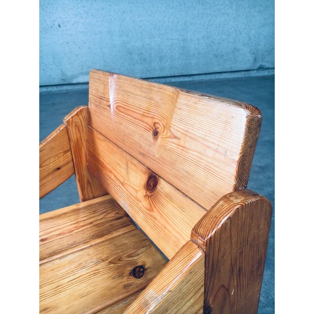 Set of Scandinavian Pine Side Chair Set, Sweden, 1960s For Sale - Image 4 of 18