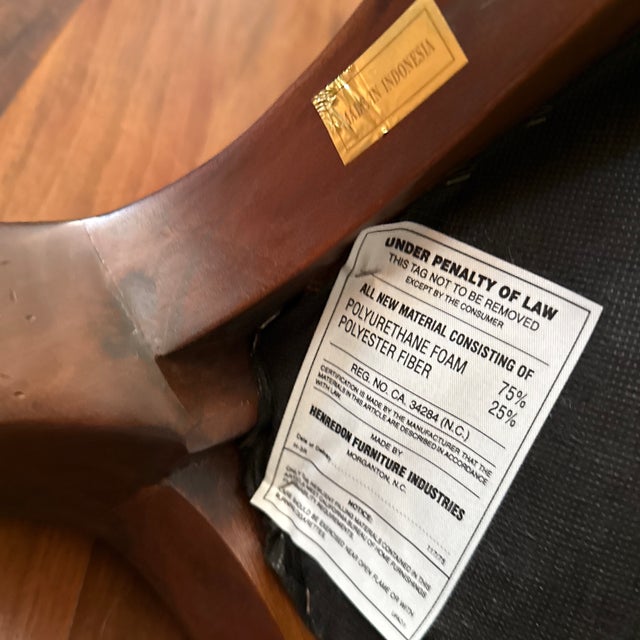 Late 20th Century French Louis XV Style High-Back Upholstered Dining Side Chairs - Set of 6 For Sale - Image 10 of 12