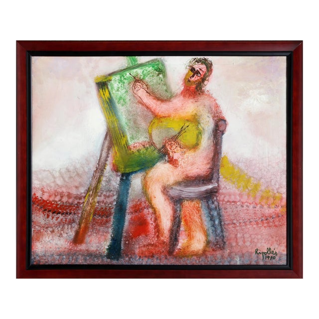 Juan García Ripollés, the Artist Iii, Painting For Sale