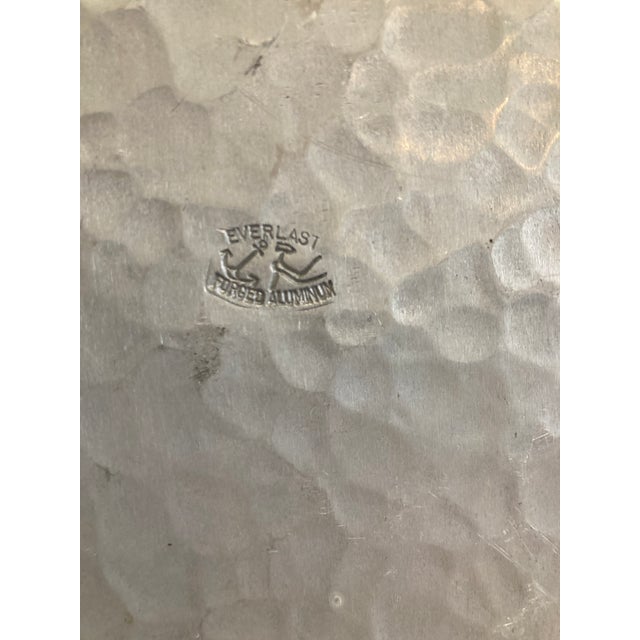 Vintage Everlast Forged Aluminum Pinecone Serving Tray For Sale - Image 10 of 10