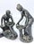 1900s 4 Grand Tour Neo Classical Bronze Miniatures incl Dancing Faun, Seated Hermes For Sale - Image 12 of 18